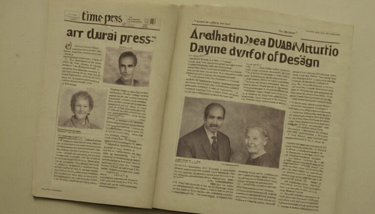 What project evidence should match the claims in a Dubai design press article editorial visual